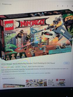 Lego Ninjago Movie Manta Ray Bomber 70609