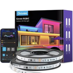Govee Outdoor LED Strip Lights Waterproof, Connected 2 Rolls of 32.8ft(65.6ft)