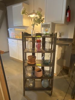 Shelf And Vases