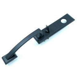 Apollo Entry Set, Poseidon Handle, Single Cyl. Flat Blk. LH