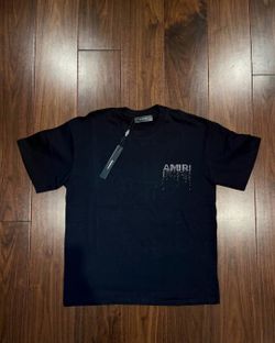 (S) AMIRI Crystal Drip Logo Tee