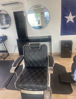 Barber Chair and station