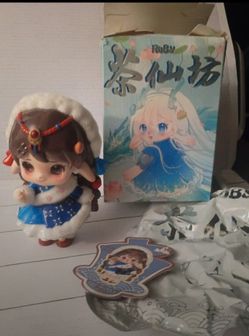 Cqtoys Mujidao ruby tea house figure, open blind box