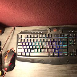 Red Dragón Gaming Keyboard + Mouse 