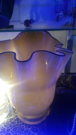Ceremic glass vase.