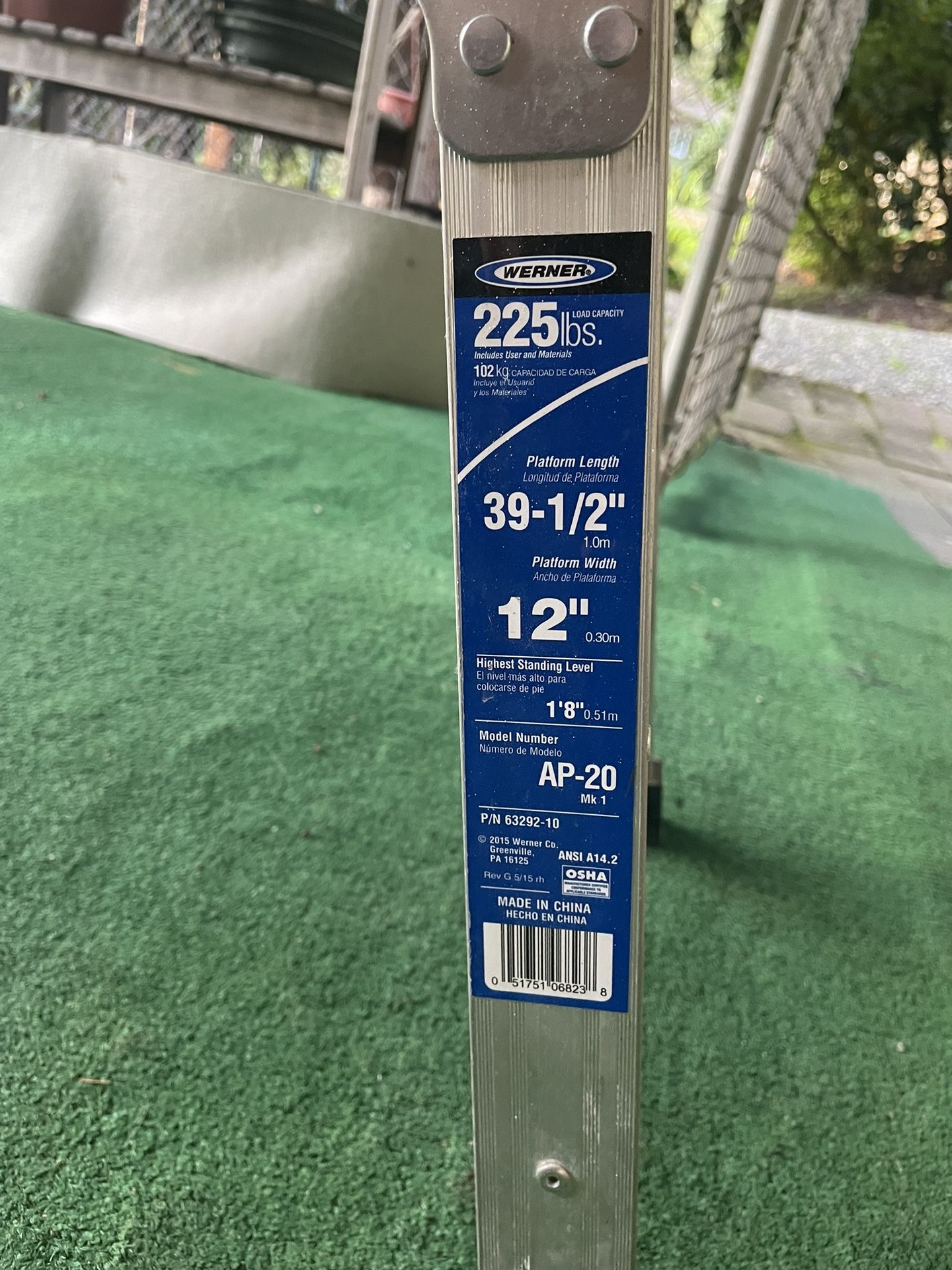 Werner Step Ladder.