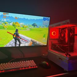 White Gaming Pc Computer Desktop