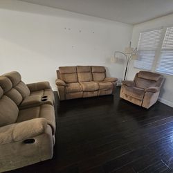 Couch Set - Brown