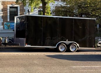 2025 Enclosed Cargo Trailer Nationcraft 8.5x18  / Car Hauler / Toy Hauler - Ramp Door - 7K GVWR!