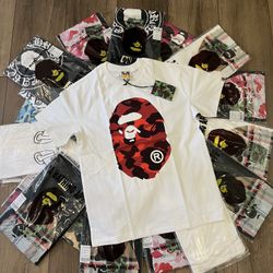 BAPE TEE - Red Camo 