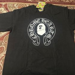 S Bape x Chrome Hearts T-shirt black