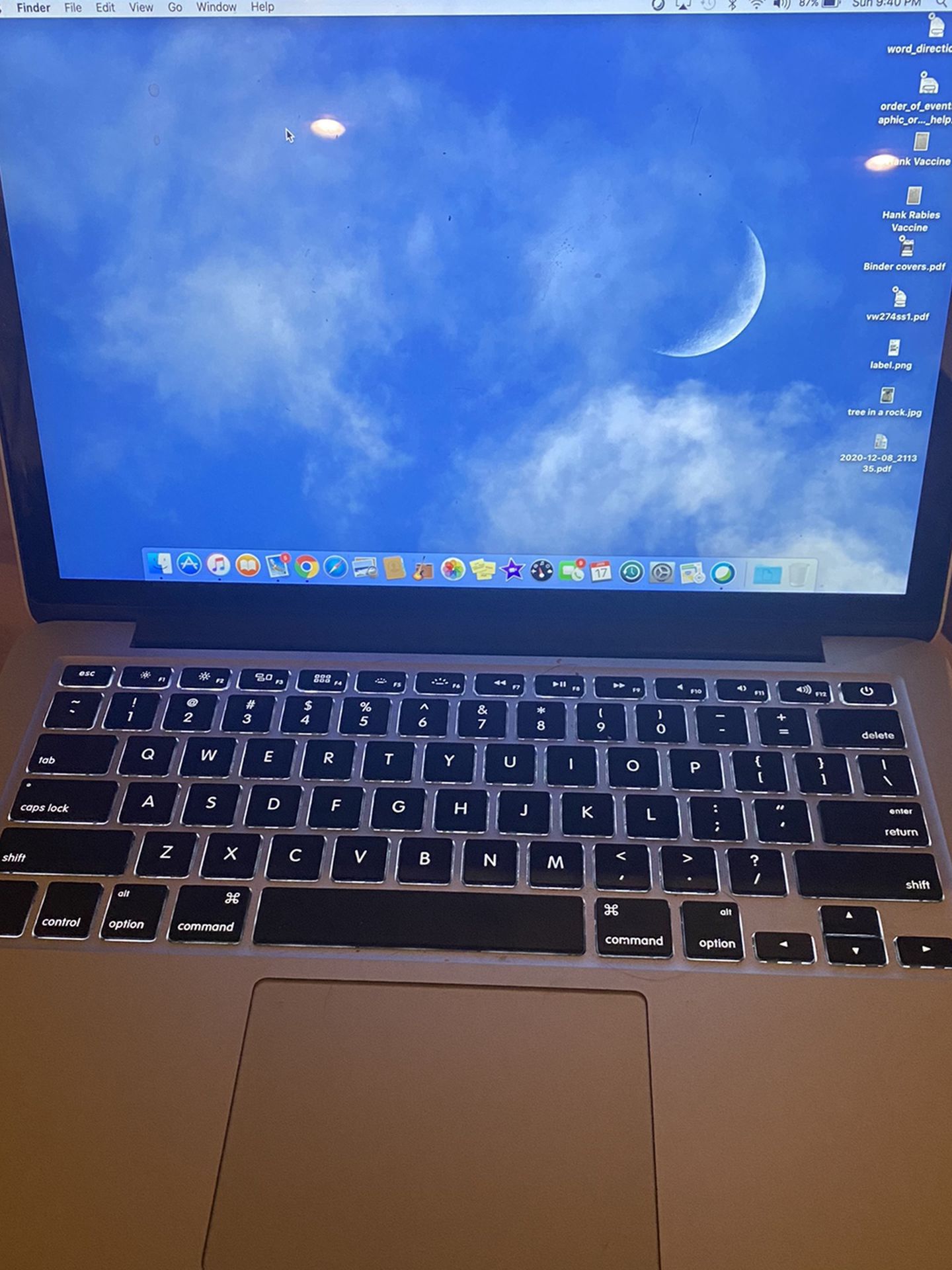 MacBook Pro 13.9 Inch Retina Display