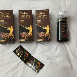 4 BOTTLES OF COLOR HAIR DYE