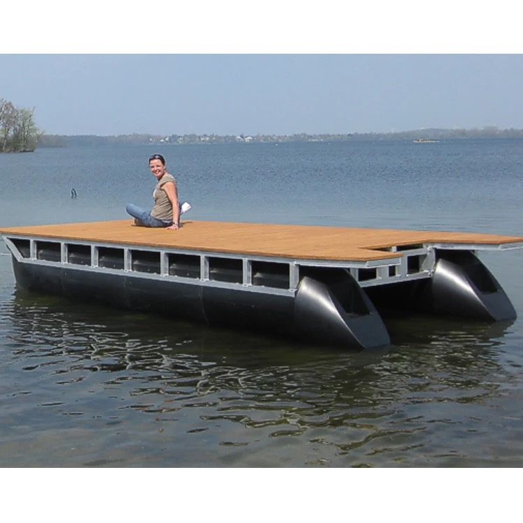 Plastic pontoon tubes