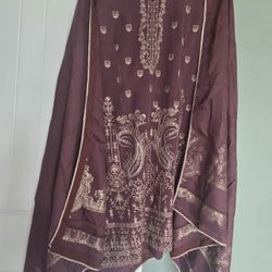 Indian Pakistani Tradition Designer Shalwar Kameez Embroidery Silk Cotton 