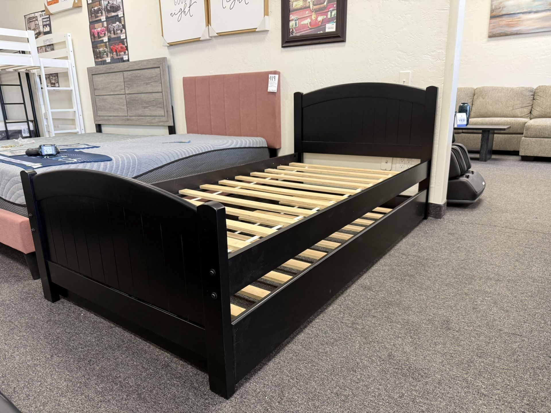 Twin Bed With Trundle