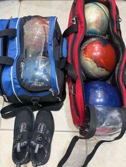 Set de boliche Bowling Ball Bag Set with Balls and Shoes