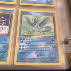 Articuno Non Holo Fossil Pokémon Card