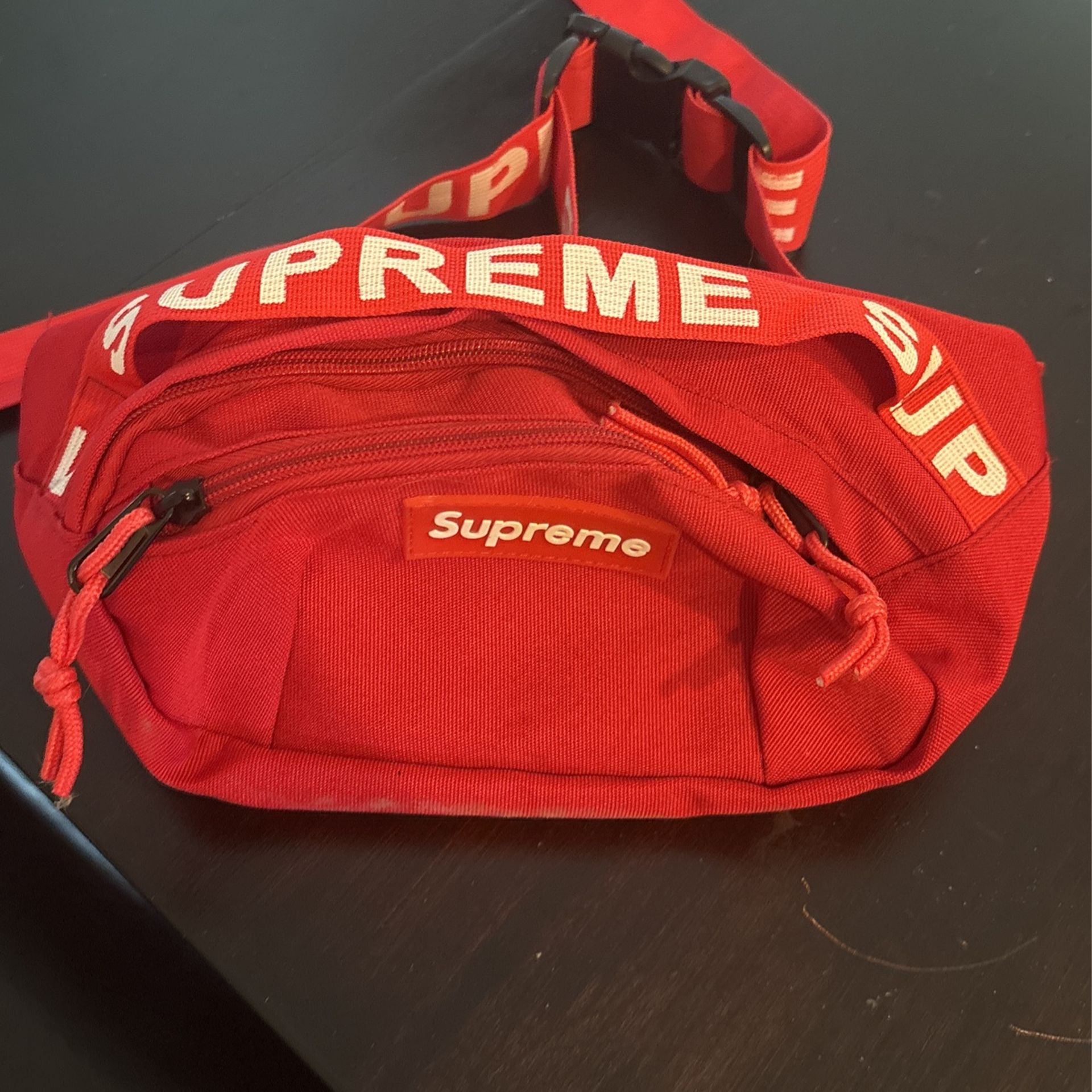 Red Supreme Fanny Pack