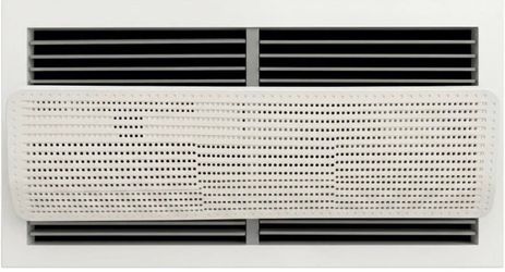 ac Vent Deflector for Central air conditioner's Register and Grille, 24" Fixed Ceiling Air Deflector, 270° Rotatable, Anti-Condensation Microporous De