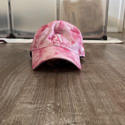Girls Pink Tie-die  Angels Sports Hat