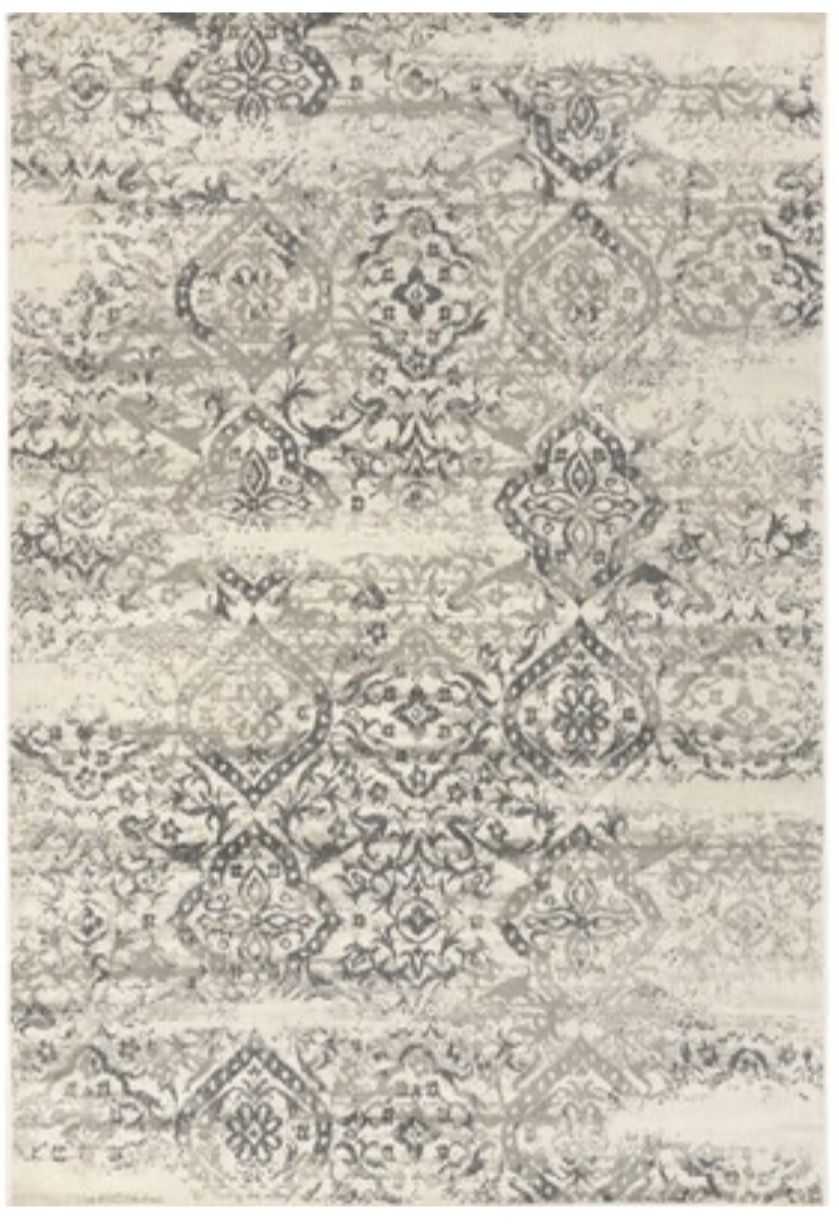 Gray Governess Withered Floral Rug Transitional Rectangle 11' X 14' 6