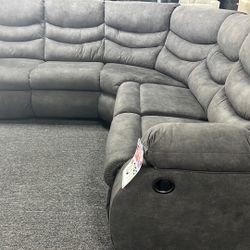Sectional Recliner 2 Pieces Liquidation  Sale 