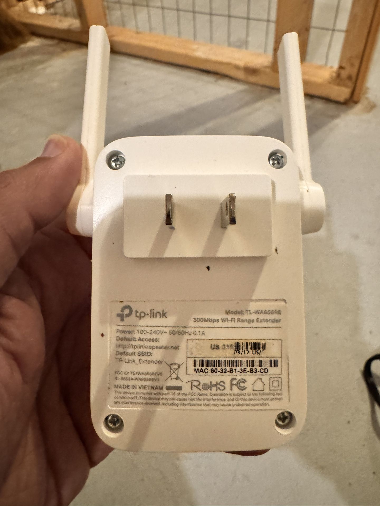 Tp Link Wa855re WiFi Range Extender Upto 300 Mbps