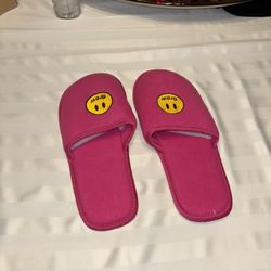 Drew House Mascot Slippers Magenta L/XL 
