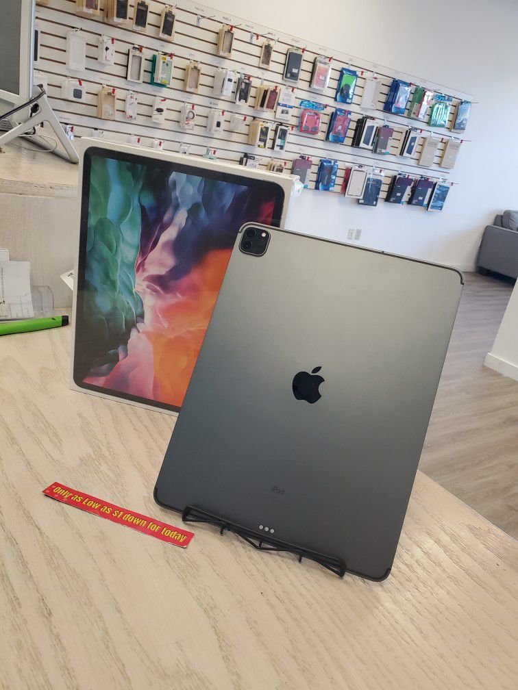 Apple IPad Pro 12.9" - $1 Down Today Only
