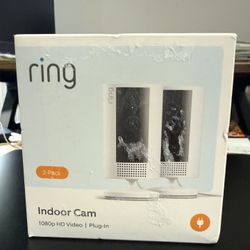 Ring - 2-Pack Indoor Plug-In 1080p Security Camera (2nd-Generation) with Privacy Cover - White