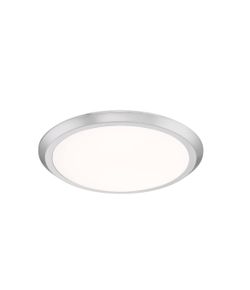 New Quoizel Flush Mount Ceiling Light, Integrated LED 30 Watt, 2" H x 20" W, Brushed Nickel