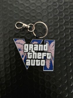 Grand Theft Auto VI (GTA 6) Logo Keychain