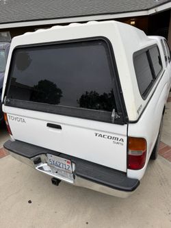 Toyota Tacoma white Bahama Camper $300obo