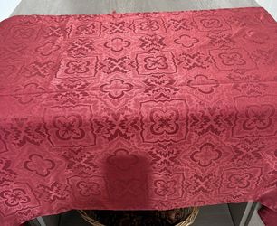 Burgundy Red Tablecloth- 120” Rectangle