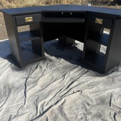 Refurbished Oak Wood Desk 