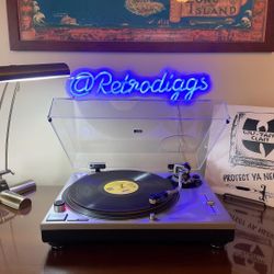 Vintage Technics 1200 MKII Turntable w/Orig Box (serviced)