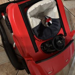 Red Mustang Baby Walker Car