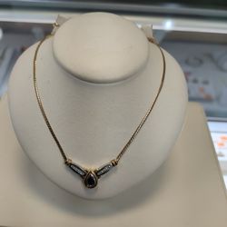 14j Gold Necklace 7.6 Grams 18 Long If You Are Interested Please Ask For Maribel Thank You 