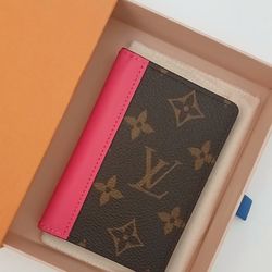 Louis Vuitton Pink Pocket Organizer Wallet
