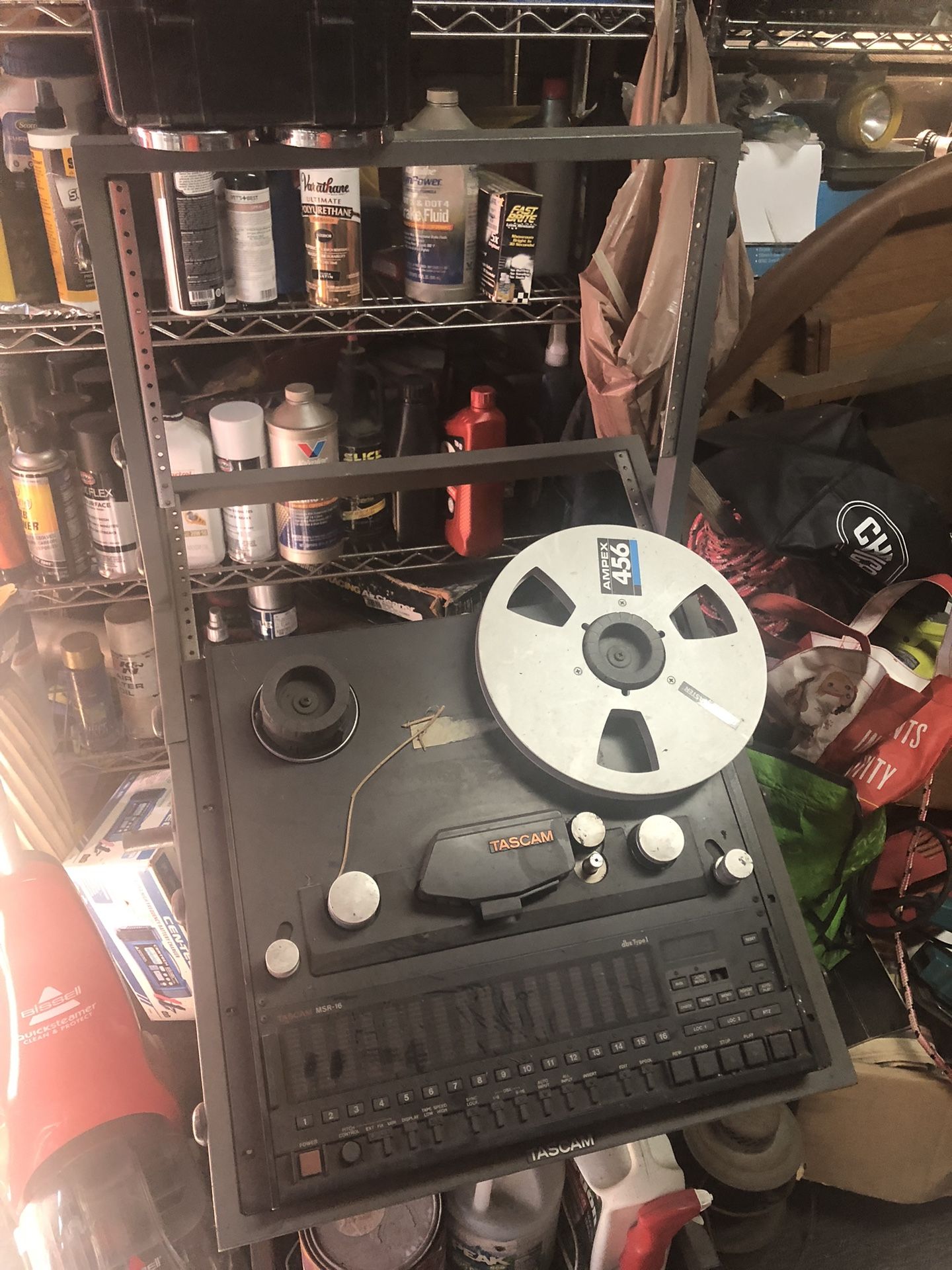 Tascam reel to reel recording tape, with sixteen track