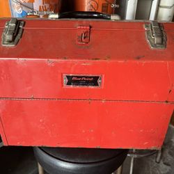 Vintage Snap On Blue point Tool Box 