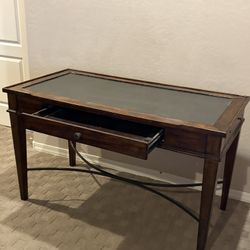 Computer Desk (wood And Zinc)
