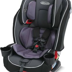 Graco SlimFit 3-in-1 Convertible Car Seat, Space Saving Design, Forward & Rear-Facing, Highback Booster Option 