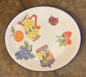 Collection of 5 Serving Dish Platter Trays