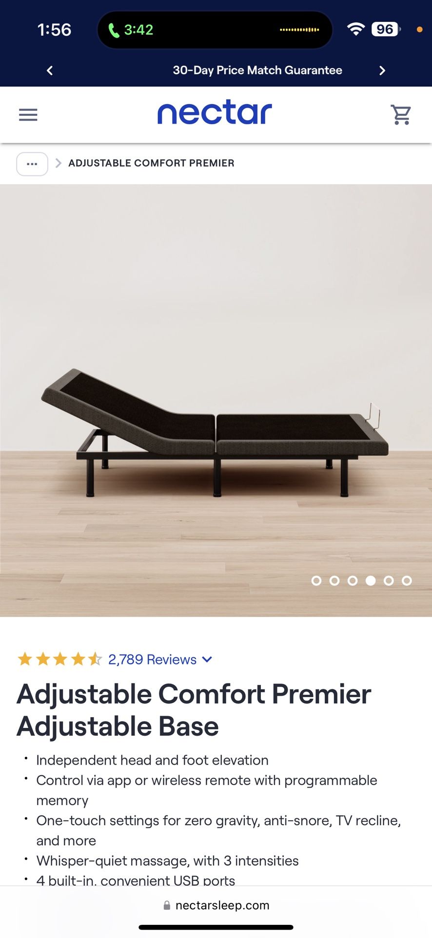 Nectar Adjustable frame “Queen”