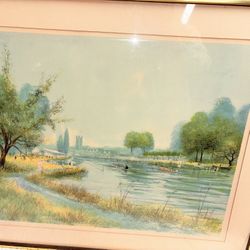 Vintage Signed Jeremy King Lithograph 