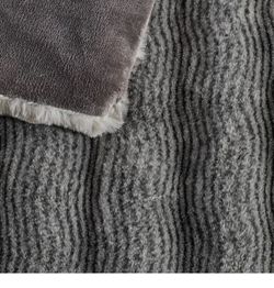 Heated Electric Blanket Throw 50"x60", Overheat Protection, Machine Washable, ETL Certified, Grey