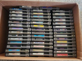 Lot of 45 NES Video Games _ Original Owner, Authentic Retro Vintage Mario Nintendo Console 80s 90s