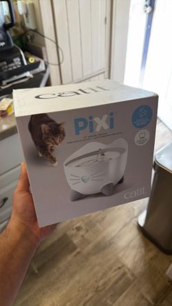 Cat it Pixi cat drinking fountain
